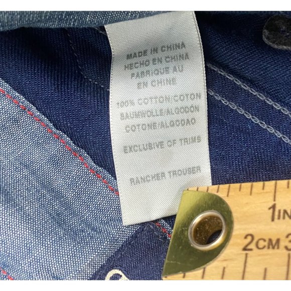 LUCKY BRAND Size 0/25 Blue Jeans Rancher Trouser Wide Leg NEW NWT - Picture 5 of 12